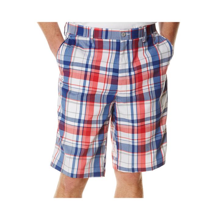 Pga Tour Plaid Madras Shorts