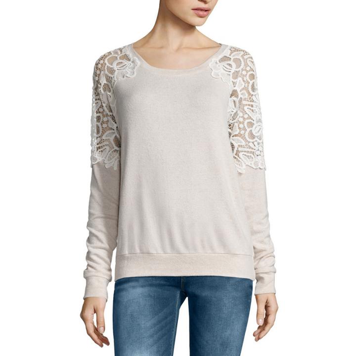 I Jeans By Buffalo Lace Sweatshirt