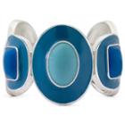 Liz Claiborne Blue Stone Stretch Bracelet