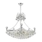 Empire Collection 6 Light Oblong Crystal Umbrellachandelier