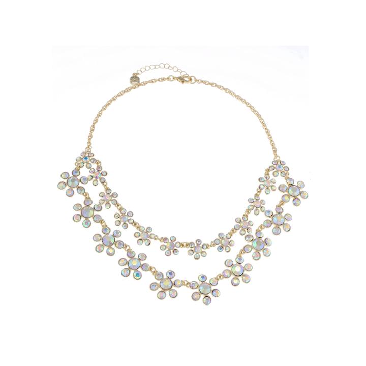 Monet Jewelry White Statement Necklace