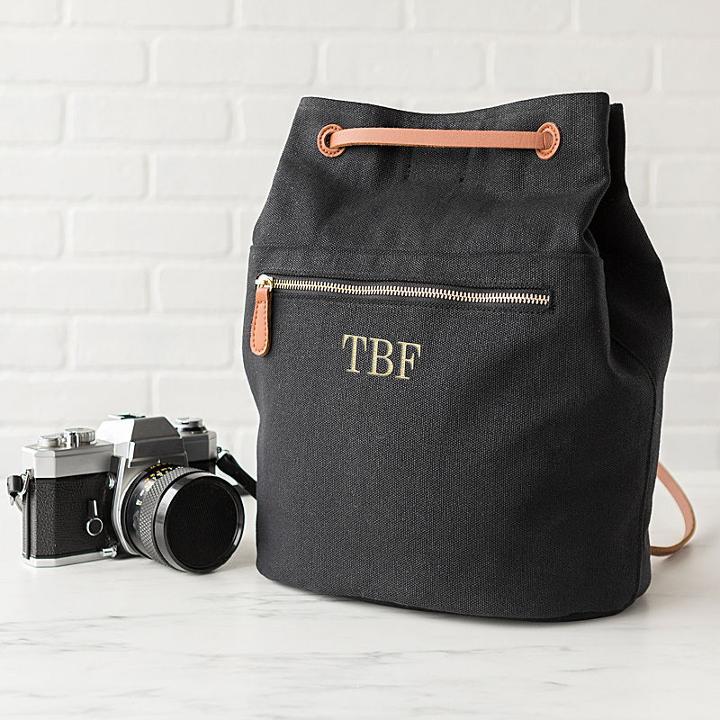 Cathy's Concepts Personalized Convertible Canvas Backpack