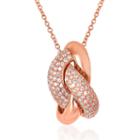 Grand Sample Sale By Le Vian 1/2 Ct.t.w Vanilla Diamonds In 14k Strawberry Gold Pendant