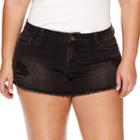 Love Indigo 4 Denim Shorts-plus