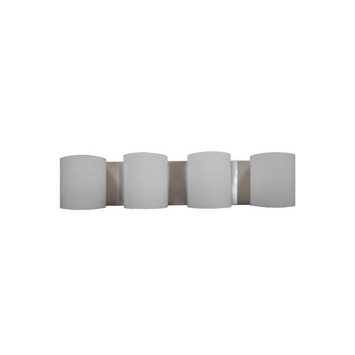 Hudson 4-light Silver Bath Vanity