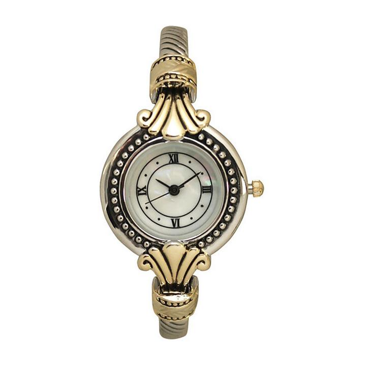 Olivia Pratt Womens Two Tone Strap Watch-a915789twotone