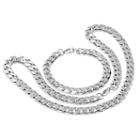 Steeltime Mens 2-pack Stainless Steel Jewelry Set