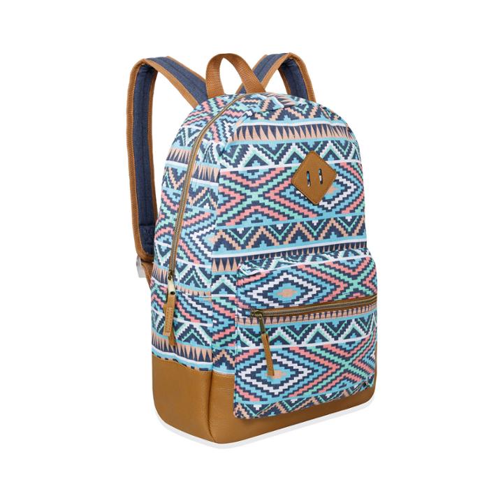A.d. Sutton Cotton Print Backpack