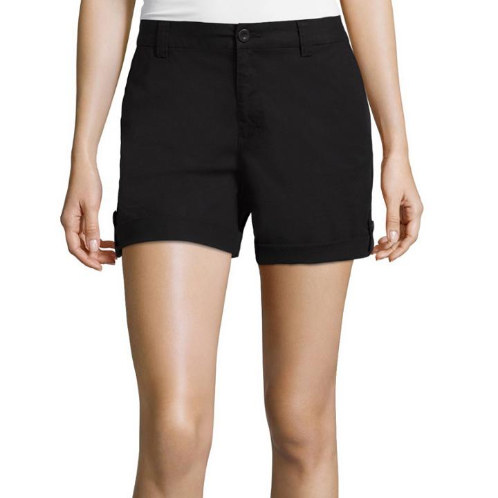 Liz Claiborne Roll-cuff Cargo Shorts