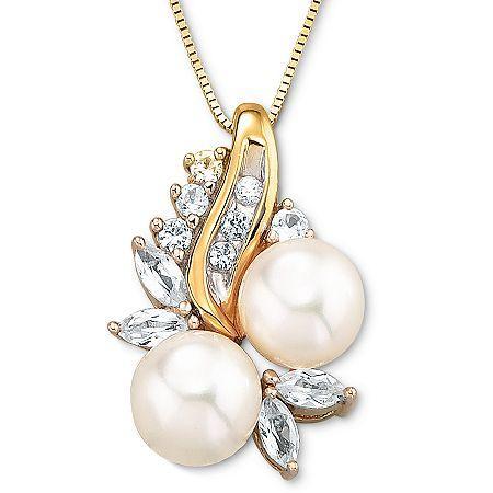 Cultured Freshwater Pearl Pendant Necklace