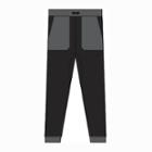 Black Colorblock Jogger Pants