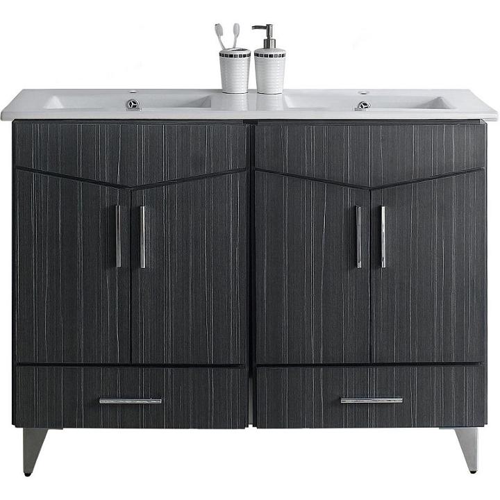48-in. W Floor Mount Dawn Grey Vanity Set For 1 Hole Drilling