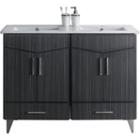 48-in. W Floor Mount Dawn Grey Vanity Set For 1 Hole Drilling