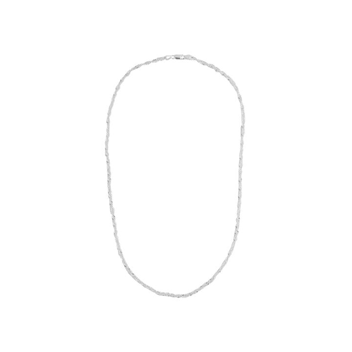Silver Reflections&trade; 18 Singapore Chain Necklace