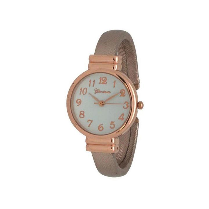 Olivia Pratt Womens Gold Tone Bangle Watch-17517gold