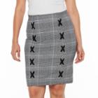Bold Elements Double Lace Up Skirt