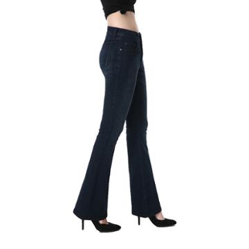 Phistic Women's Stretchy Flare Jeans