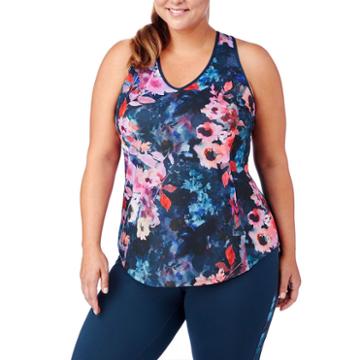 Rainbeau Curves Iris Print Tank - Plus