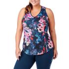 Rainbeau Curves Iris Print Tank - Plus