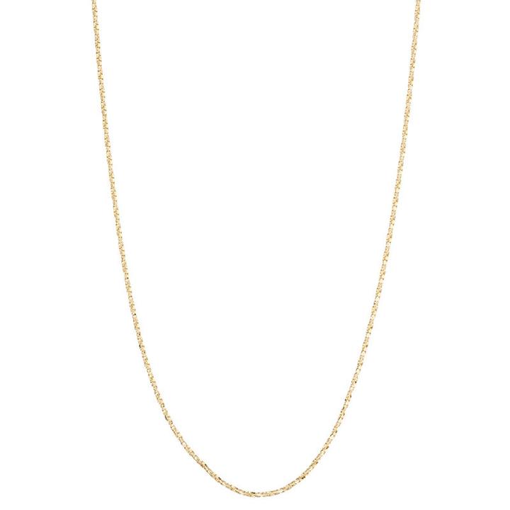 10k Gold Semisolid Box 22 Inch Chain Necklace