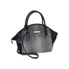 Adrienne Landau Chevron Faux Fur Nolita Satchel