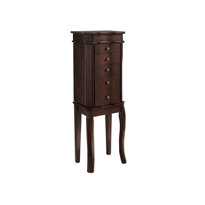 Walnut Jewelry Armoire