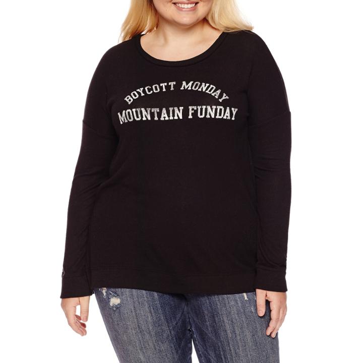 Arizona Long Sleeve Sweatshirt-juniors Plus