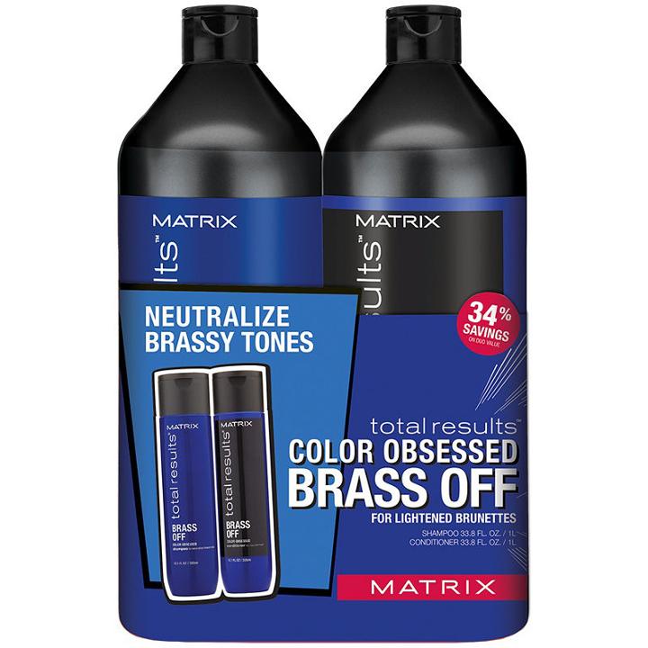 Matrix Essentials Tr Brassoff Ltr Duo 2-pc. Value Set - 33.8 Oz.