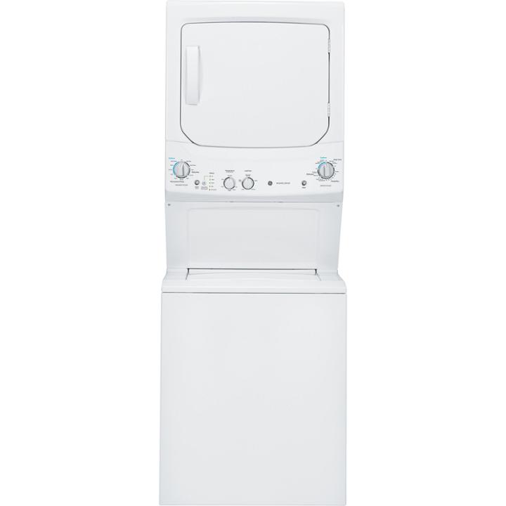 Ge Unitized Spacemaker 3.2 Doe Cu. Ft. Washer And 5.9 Cu. Ft. Gas Dryer - Gud27gssjww