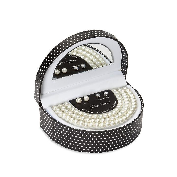 Mixit Mega Box Lab Created Clear Earring Sets