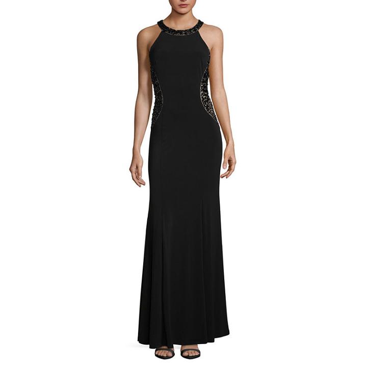 By & By Sleeveless Applique Ball Gown-juniors