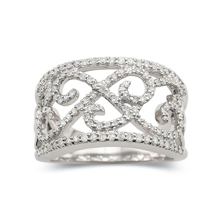 5/8 Ct. T.w. Diamond Swirl Fashion Ring