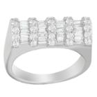 Womens 1 3/4 Ct. T.w. White Diamond 14k Gold Cocktail Ring