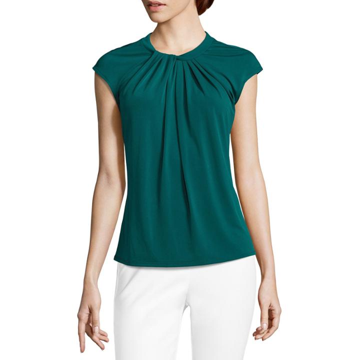 Liz Claiborne Twist Neck Top