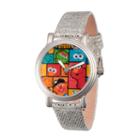 Sesame Street Womens Silver Tone Strap Watch-wss000004