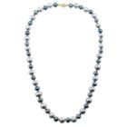 Not Applicable Multi Color Pearl 14k Gold Beaded Necklace