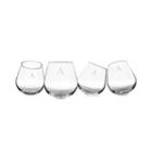 Cathy's Concepts Personalized Set Of 4 Tipsy Wine Glasses