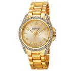 August Steiner Womens Gold Tone Strap Watch-as-8149yg