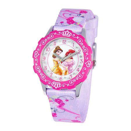 Disney Glitz Princesses Tween Purple Strap Watch