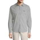 U.s. Polo Assn. Long Sleeve Dots Button-front Shirt-slim