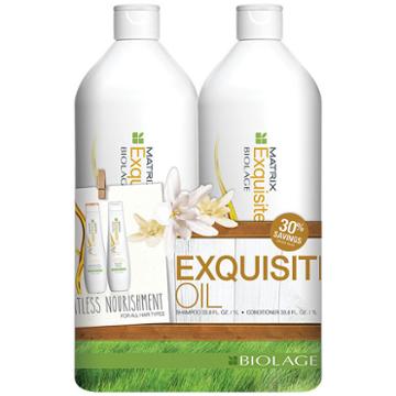 Matrix Essentials Exquisiteoil Ltr Duo 2-pc. Value Set - 33.8 Oz.