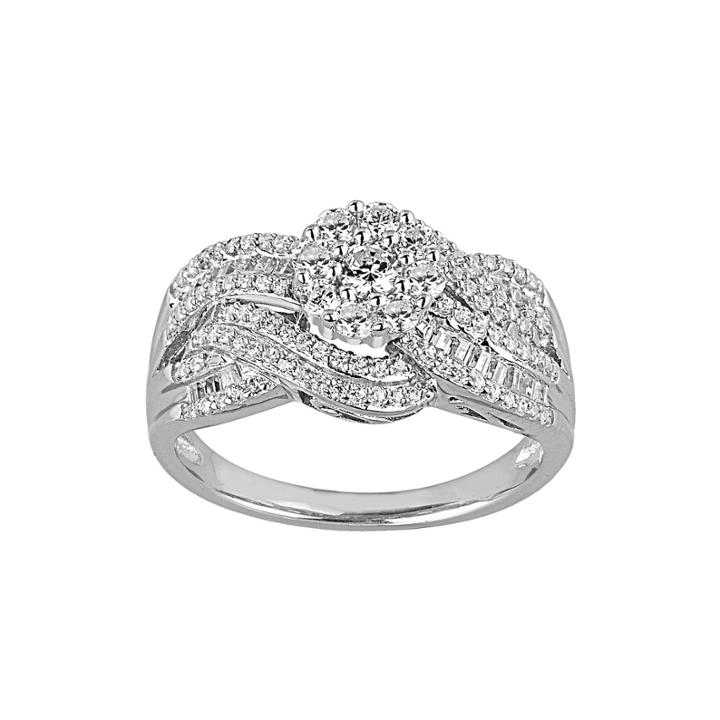 Limited Quantities 1 Ct. T.w. Diamond Cluster Ring
