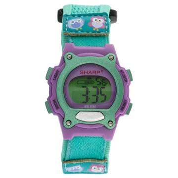 Sharp Unisex Green Strap Watch-shpkd001