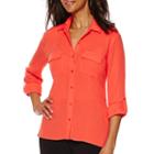 Sag Harbor Animal Instinct Long-sleeve Button-up Shirt