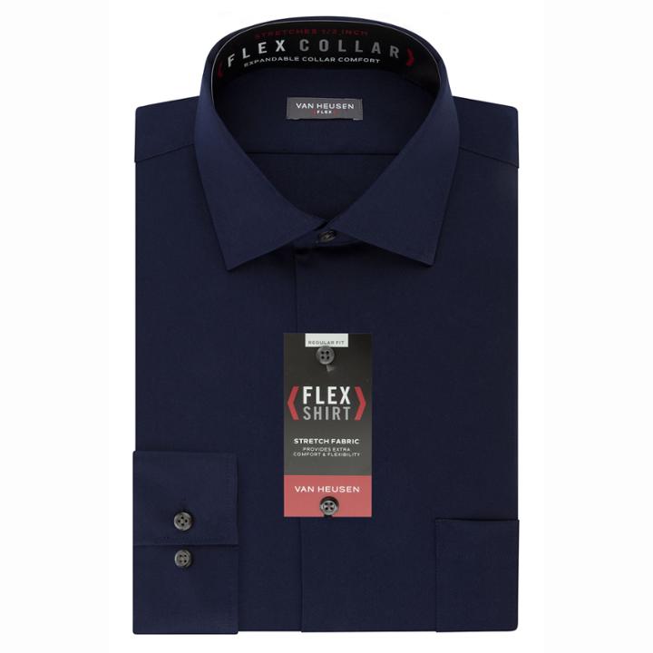 Van Heusen Van Heusen Flex Collar Dress Shirt Long Sleeve Woven Dress Shirt