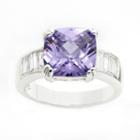 Sparkle Allure Purple Cluster Ring