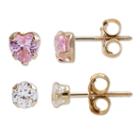 Multi Color Cubic Zirconia Earring Sets