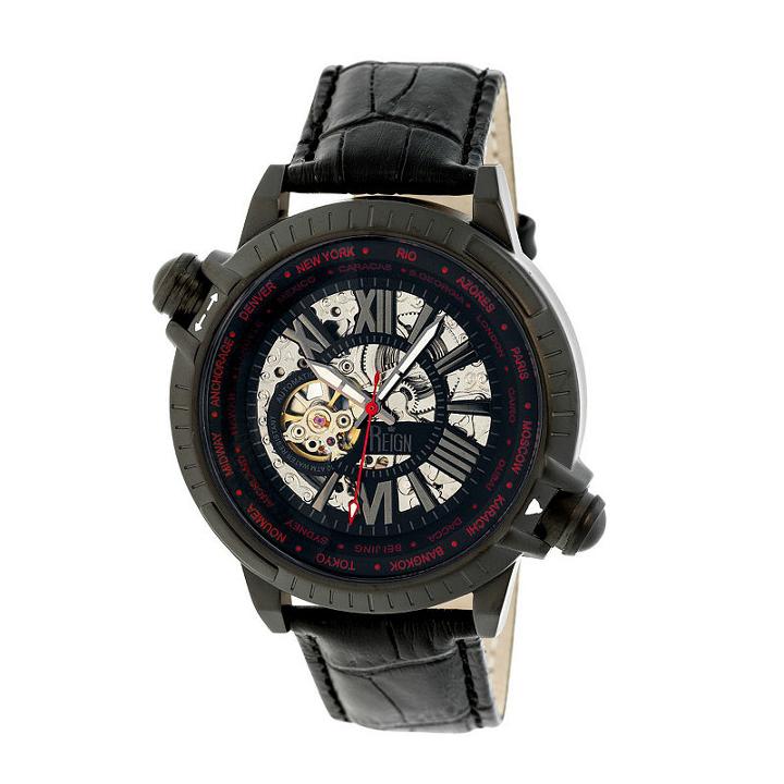 Reign Unisex Black Strap Watch-reirn2103