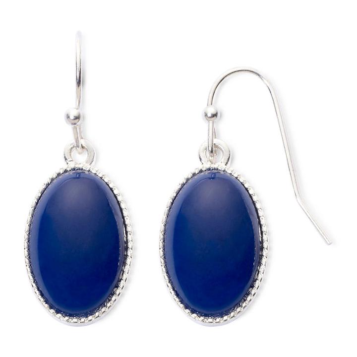 Liz Claiborne Oval Drop Earrings