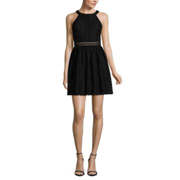 Byer California Sleeveless Skater Dress-juniors